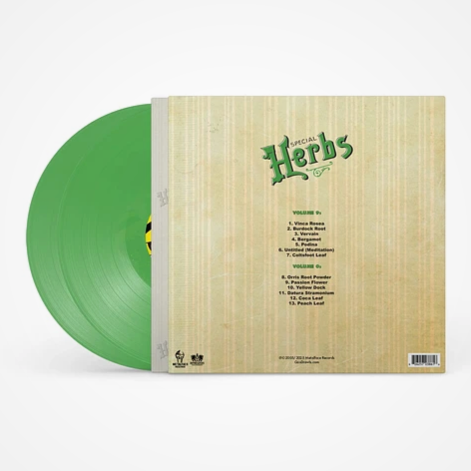 MF Doom - Metal Fingers Presents: Special Herbs Volume 9 & 0 (Evergreen Vinyl Edition) | Rhymesayers Entertainment (RSE386LPC1) - 2 MF Doom - Metal Fingers Presents: Special Herbs Volume 9 & 0 (Evergreen Vinyl Edition) | Rhymesayers Entertainment (RSE386LPC1) - 2
