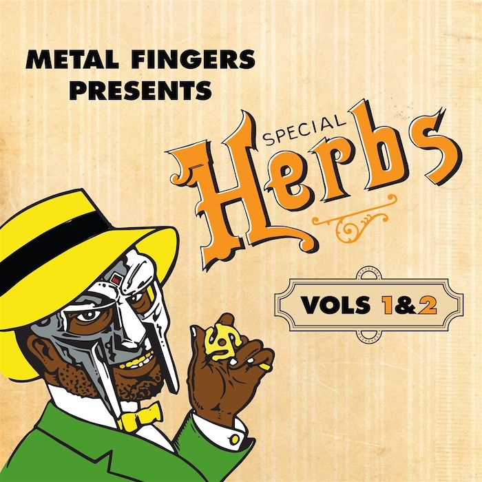 MF Doom - Metal Fingers Presents: Special Herbs Volume 1 & 2 (Mustard Yellow Vinyl Edition) | Rhymesayers Entertainment (RSE382LPC1)