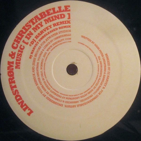 Lindstrøm  &  Christabelle - Music (In My Mind) (DJ Harvey Remix) | Wax Records (WAX 012) - 2