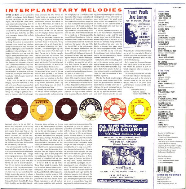 The Sun Ra Arkestra - Interplanetary Melodies | Norton Records (ED-352) - 2 The Sun Ra Arkestra - Interplanetary Melodies | Norton Records (ED-352) - 2