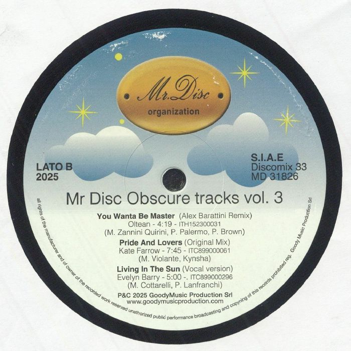 Various - Mr Disc Obscure Tracks Vol 3 | Mr. Disc Organization (MD 31826) - 2 Various - Mr Disc Obscure Tracks Vol 3 | Mr. Disc Organization (MD 31826) - 2