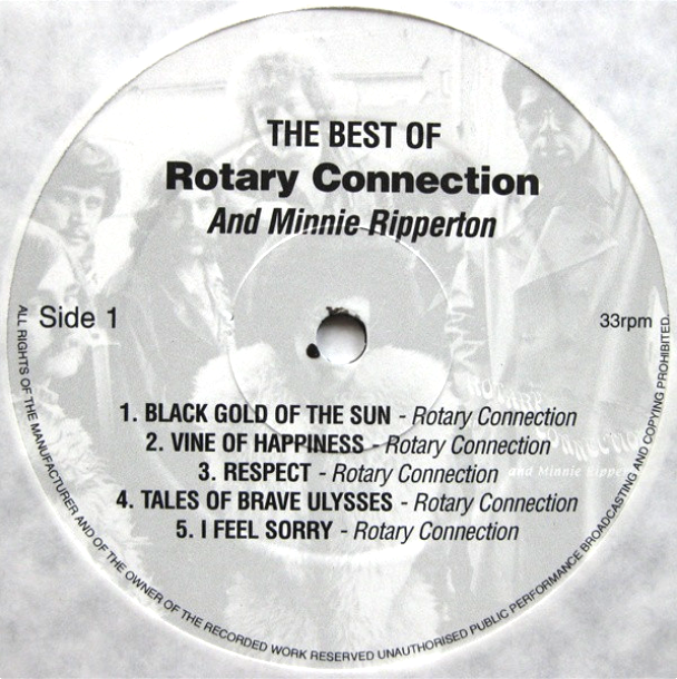 Rotary Connection and Minnie Riperton - The Best Of Rotary Connection | Not On Label (Rotary Connection) (none) - 3