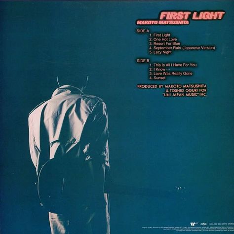 Makoto Matsushita - First Light | Warner Music Japan (WQJL-205) - 2 Makoto Matsushita - First Light | Warner Music Japan (WQJL-205) - 2