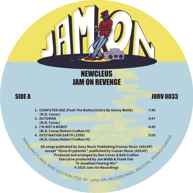 Newcleus - Jam On Revenge | Jam-On Recordings (JORV 0033) - 3 Newcleus - Jam On Revenge | Jam-On Recordings (JORV 0033) - 3