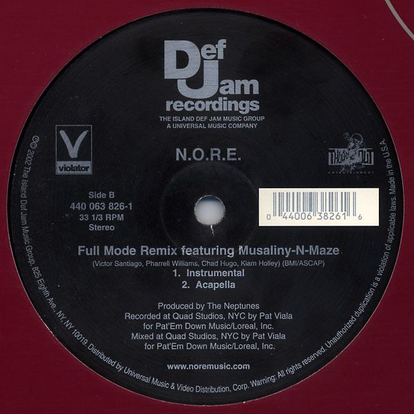N.O.R.E. - Full Mode (Remix) | Def Jam Recordings (440 063 826-1) - 2 N.O.R.E. - Full Mode (Remix) | Def Jam Recordings (440 063 826-1) - 2
