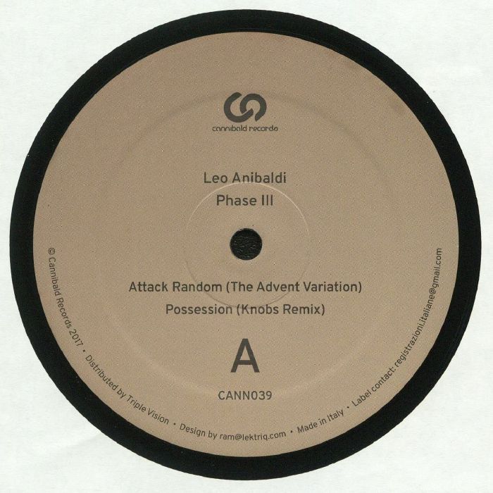 Leo Anibaldi - Phase III | Cannibald Records (CANN039) - main