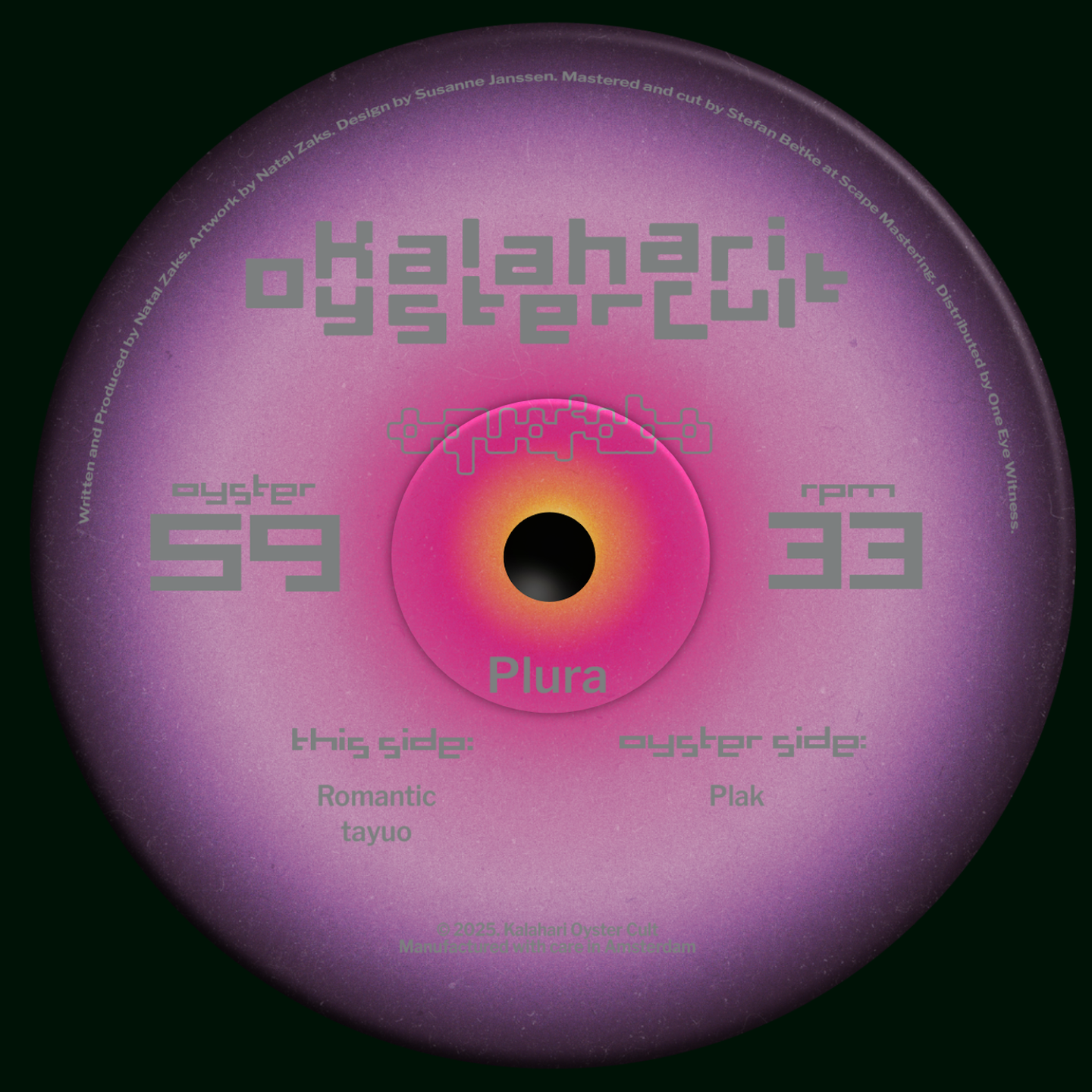 Aquafaba - Plura 2LP | Kalahari Oyster Cult (OYSTER59) - main