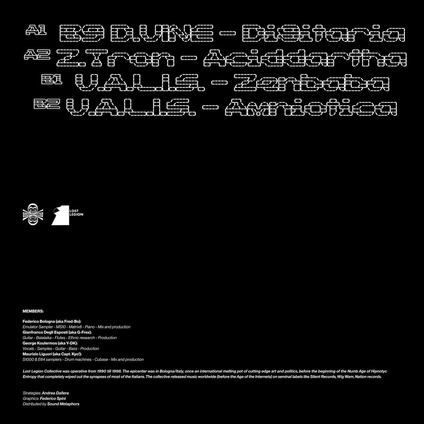 Various - Back To Planet Lost Legion | Dualismo Sound (DSND009) - 2