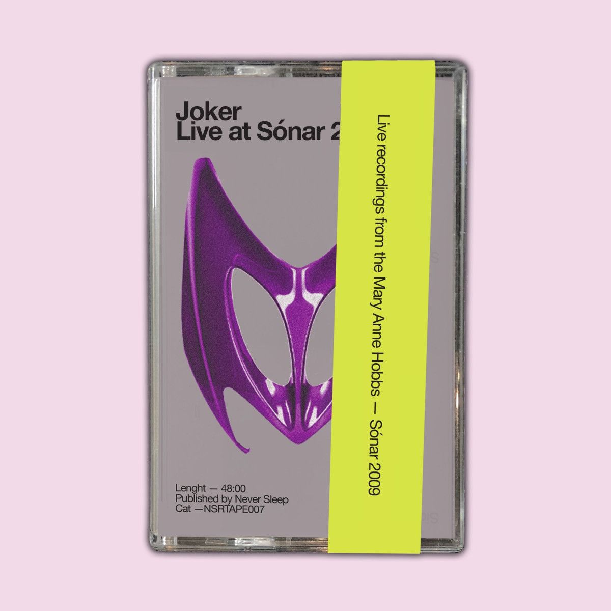 Joker - LIVE AT SÓNAR 2009 | Never Sleep (NSRTAPE007) - main