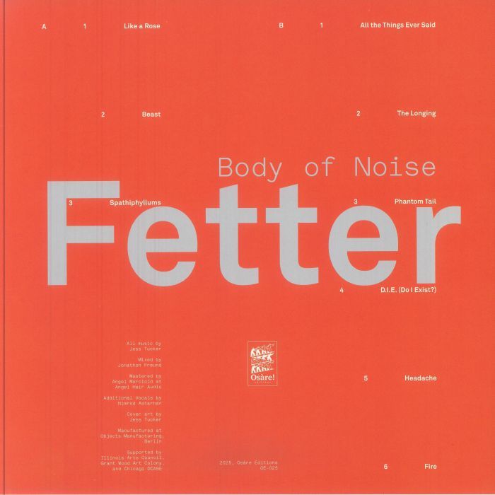 Fetter - Body Of Noise | Osàre! Editions (OE-025) - 2