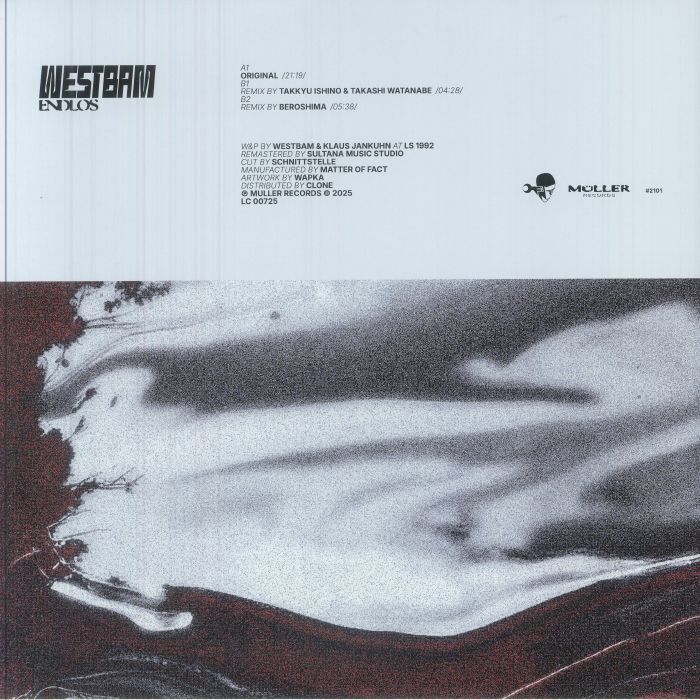 Westbam - Endlos | Müller Records (MULLER 2101) - 2 Westbam - Endlos | Müller Records (MULLER 2101) - 2