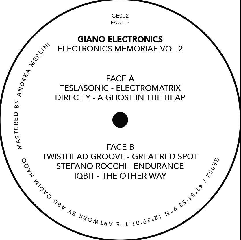 Various - Electronics Memoriae II | Giano Electronics (GE002) - 2