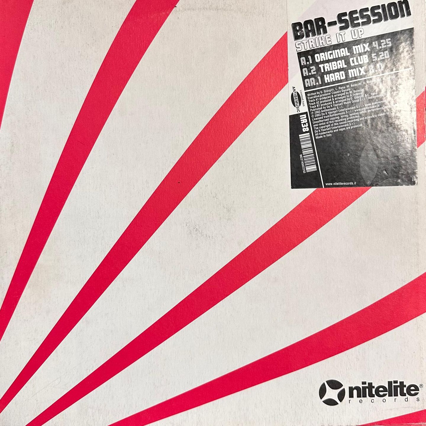 Bar-Session - Strike It Up | Nitelite Records (NR38) - main Bar-Session - Strike It Up | Nitelite Records (NR38) - main