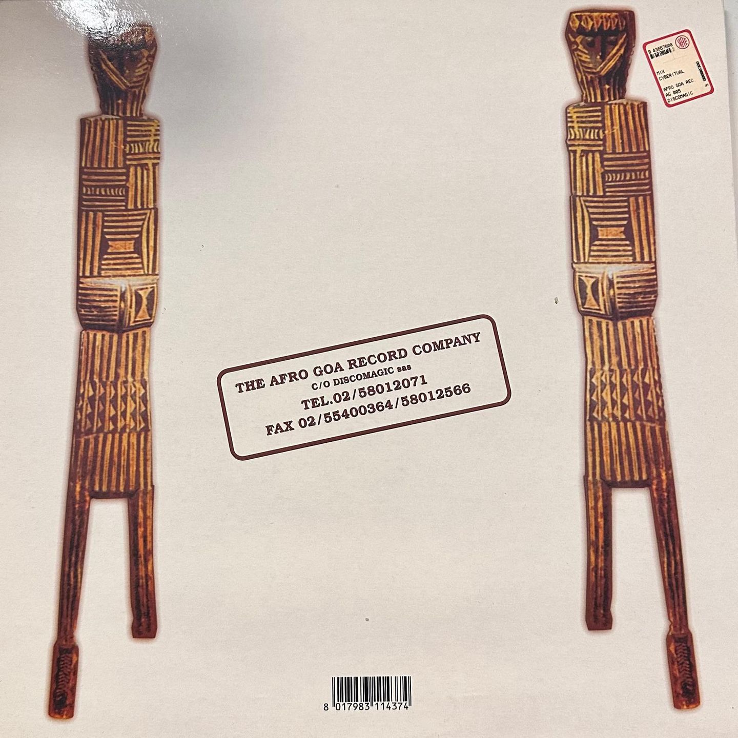 Cyberitual - Cyberitual EP | The Afro Goa Record Company (AG 005) - 2