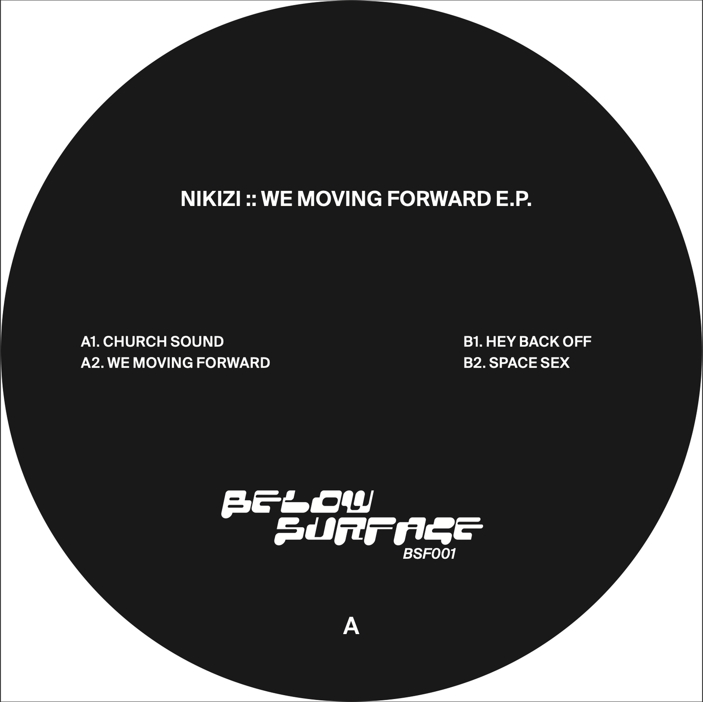 Nikizi - We Moving Forward | Below Surface Records (BSF001) - main