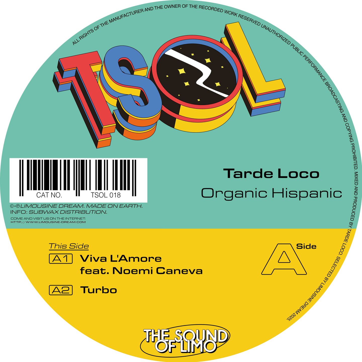 Tarde Loco - Organic Hispanic | Limousine Dream (TSOL018) - 2 Tarde Loco - Organic Hispanic | Limousine Dream (TSOL018) - 2