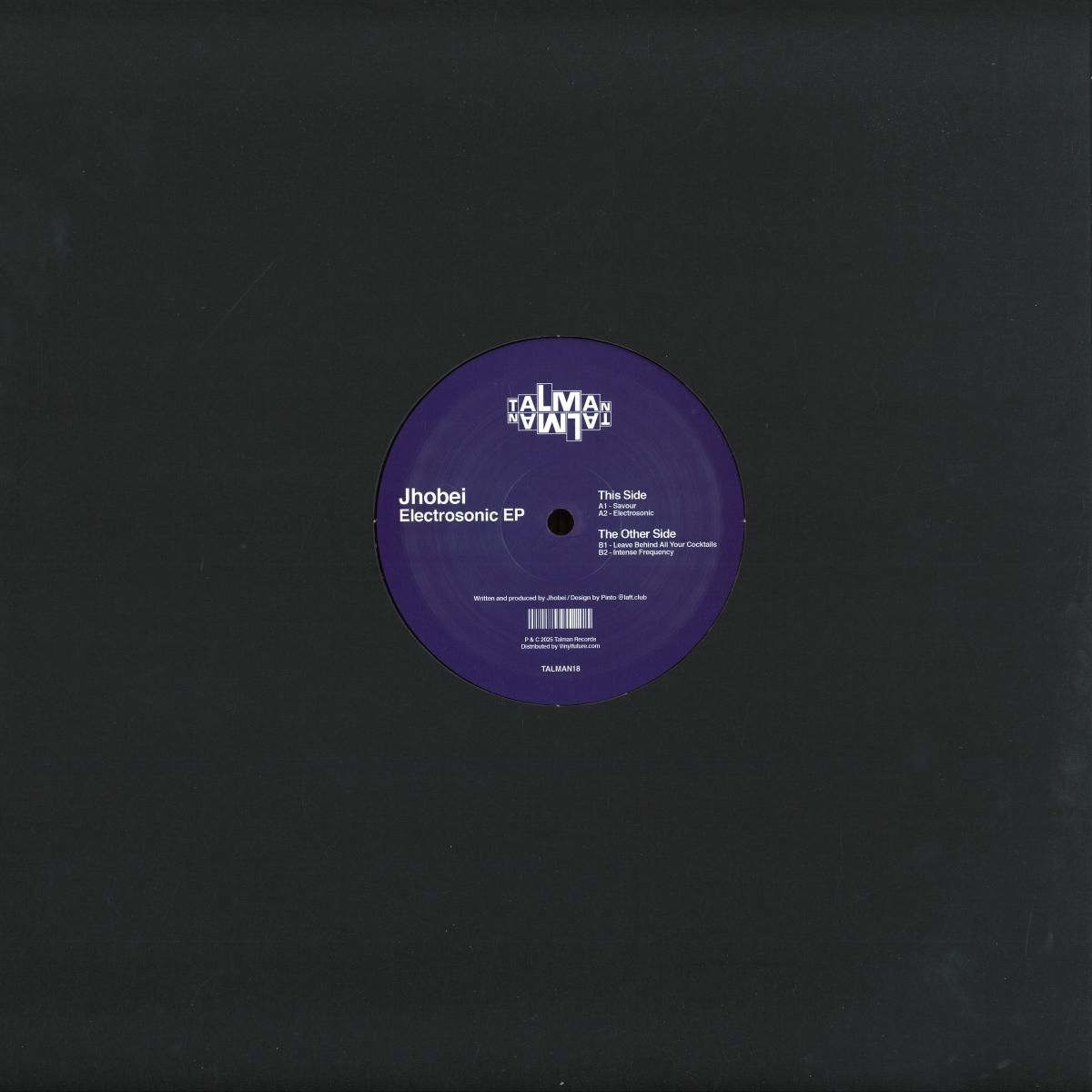 Jhobei - Electrosonic EP | Talman Records (18) - main Jhobei - Electrosonic EP | Talman Records (18) - main