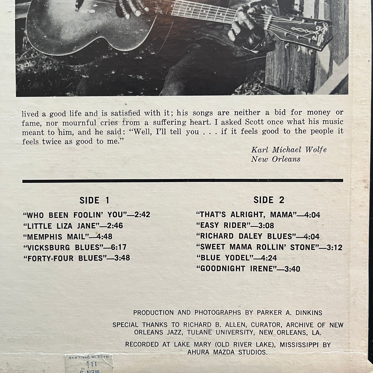 Scott Dunbar - From Lake Mary | Ahura Mazda (AMS SDS 1) - 7