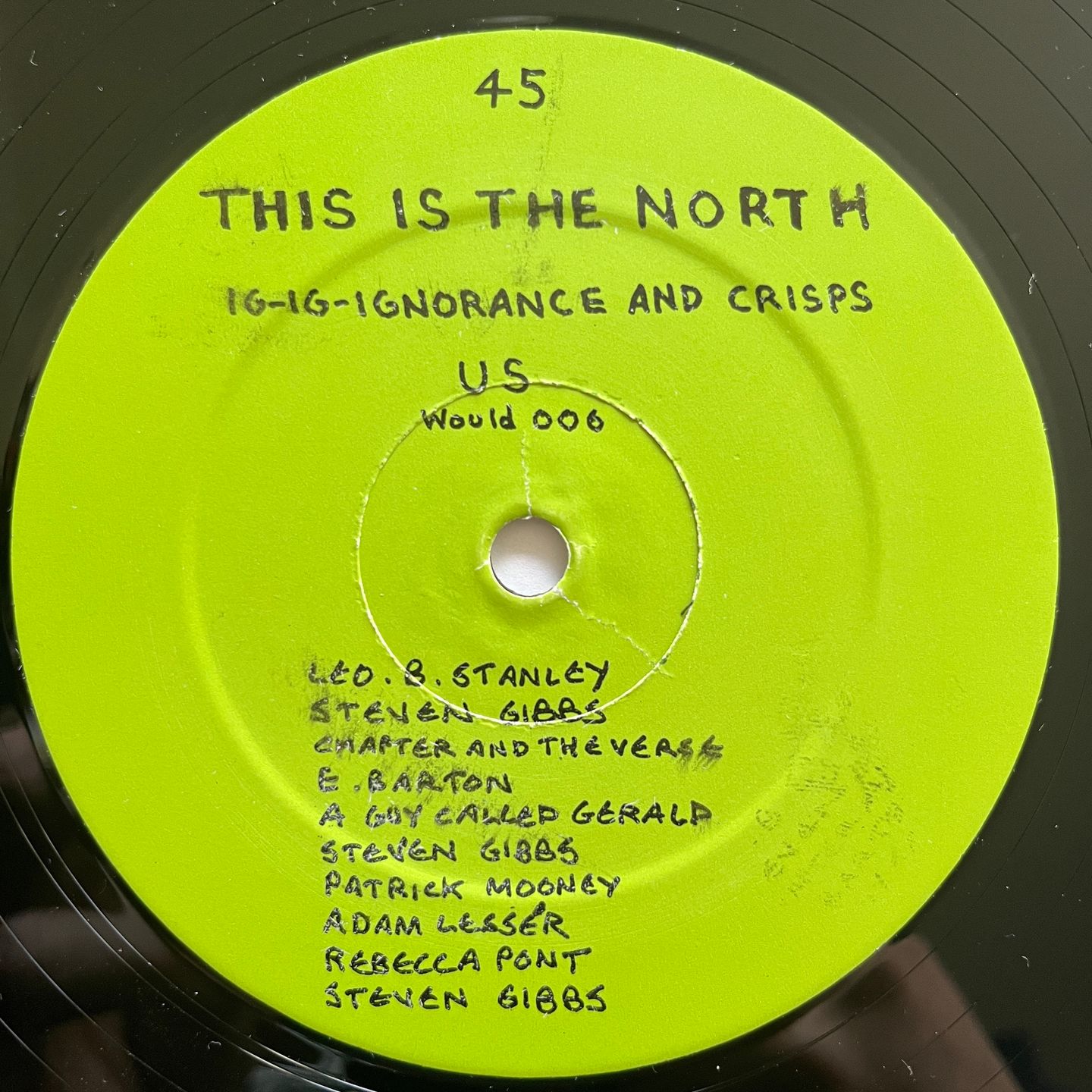 Us & A Guy Called Gerald - Born In The North | Wooden Records (Would 006) - 4 Us & A Guy Called Gerald - Born In The North | Wooden Records (Would 006) - 4