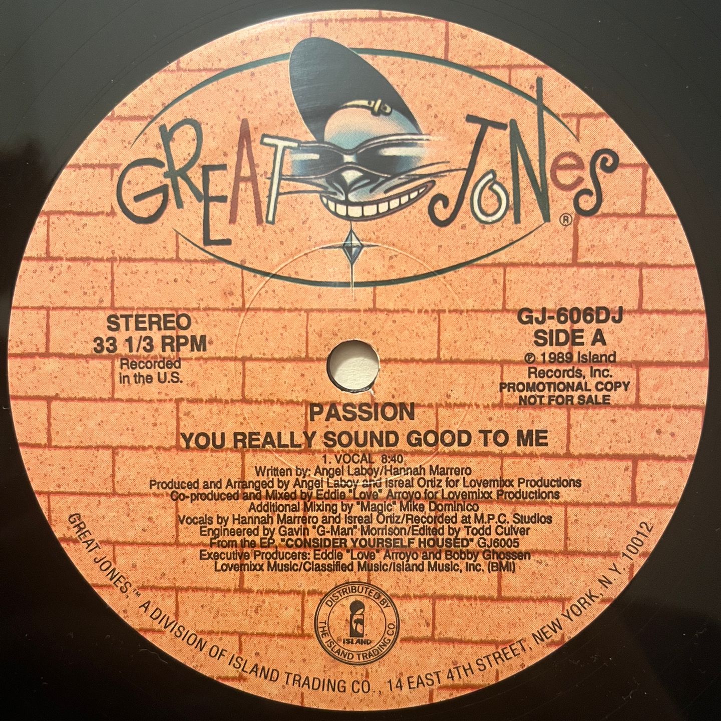 Passion - You Really Sound Good To Me | Great Jones (GJ-606DJ) - 2 Passion - You Really Sound Good To Me | Great Jones (GJ-606DJ) - 2