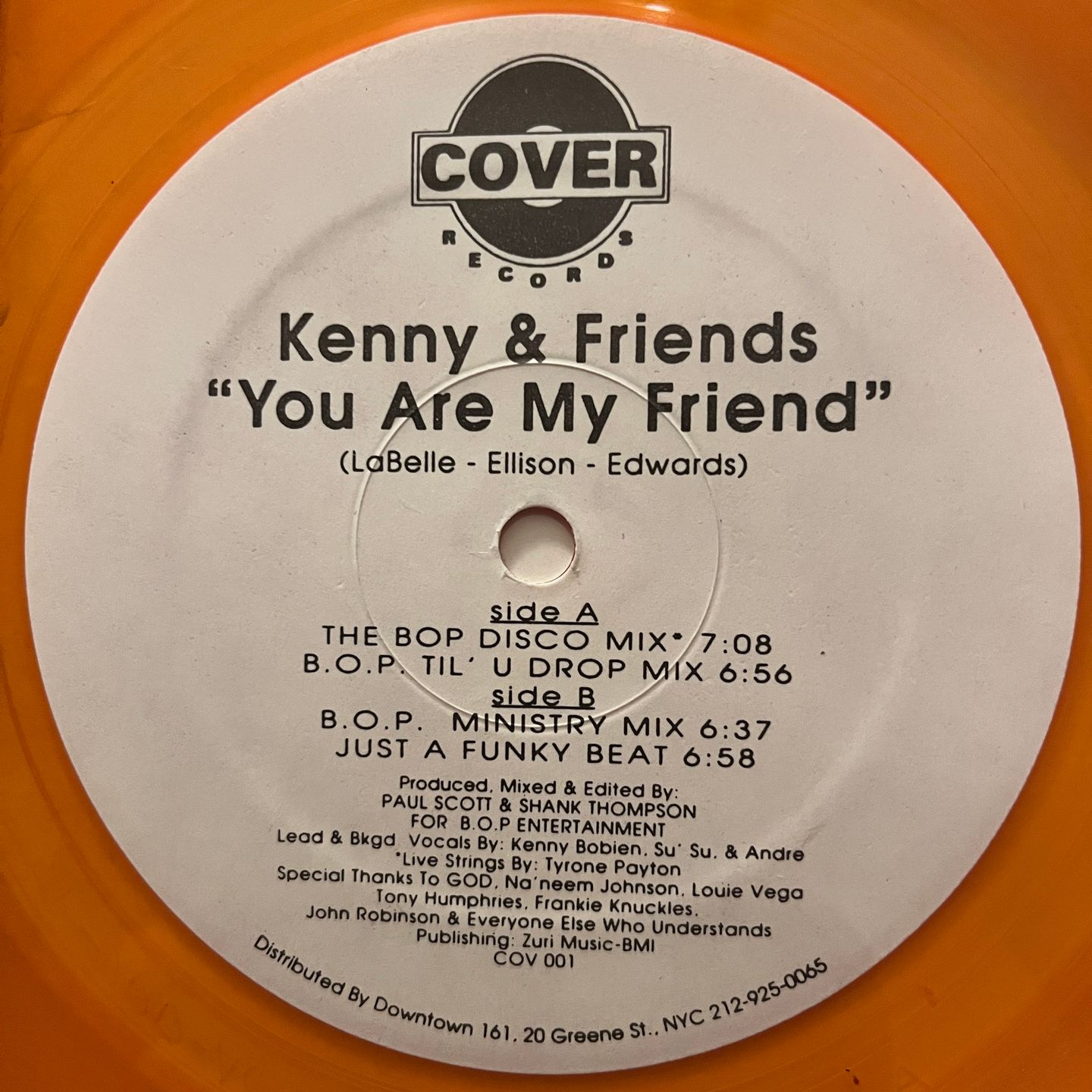 Kenny & Friends - You Are My Friend | Cover Records (COV 001) - 2