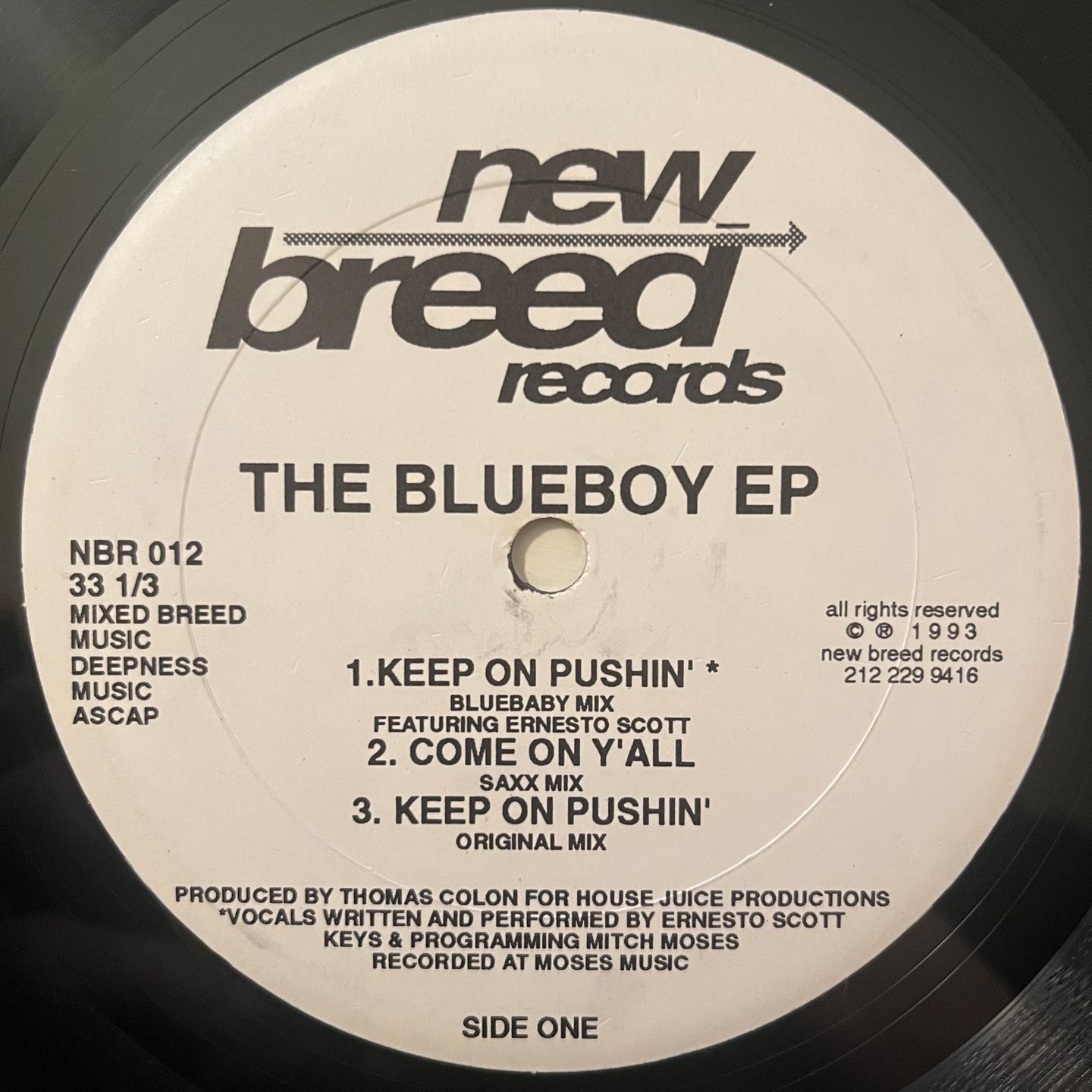 Thomas Colon - The Blueboy EP | New Breed (NBR 012) - 2 Thomas Colon - The Blueboy EP | New Breed (NBR 012) - 2
