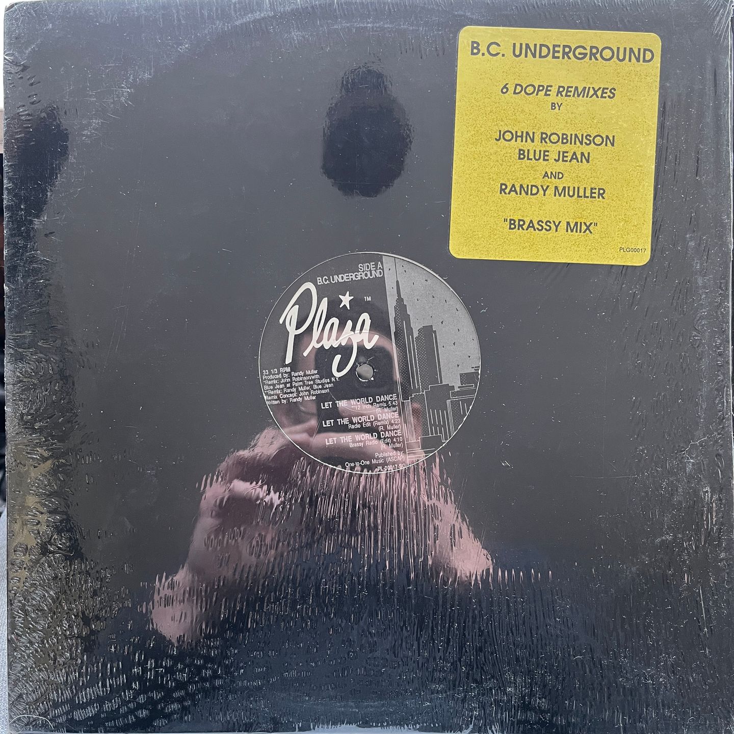 B.C. Underground - Let The World Dance | Plaza Records (PL-00017-SG) - 4 B.C. Underground - Let The World Dance | Plaza Records (PL-00017-SG) - 4