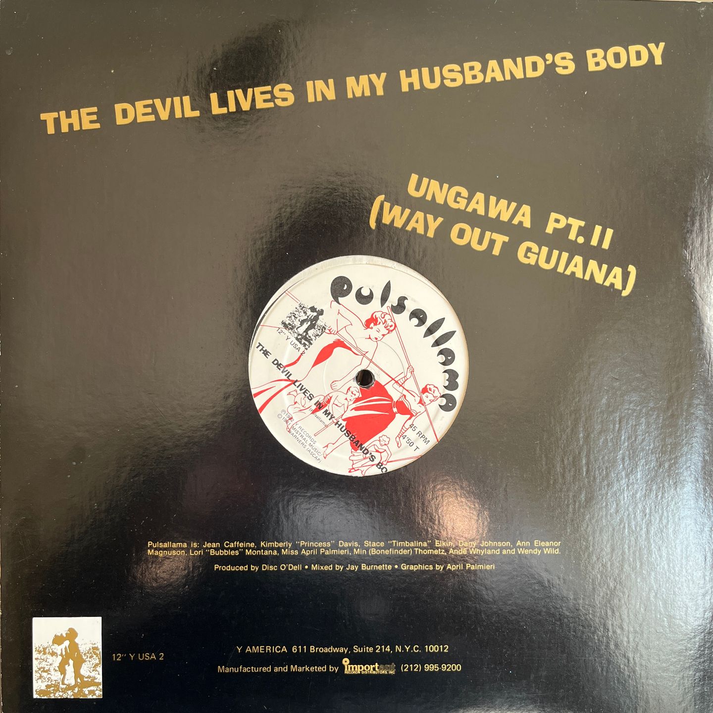 Pulsallama - The Devil Lives In My Husband's Body | Y America (12" Y USA 2) - 2 Pulsallama - The Devil Lives In My Husband's Body | Y America (12" Y USA 2) - 2