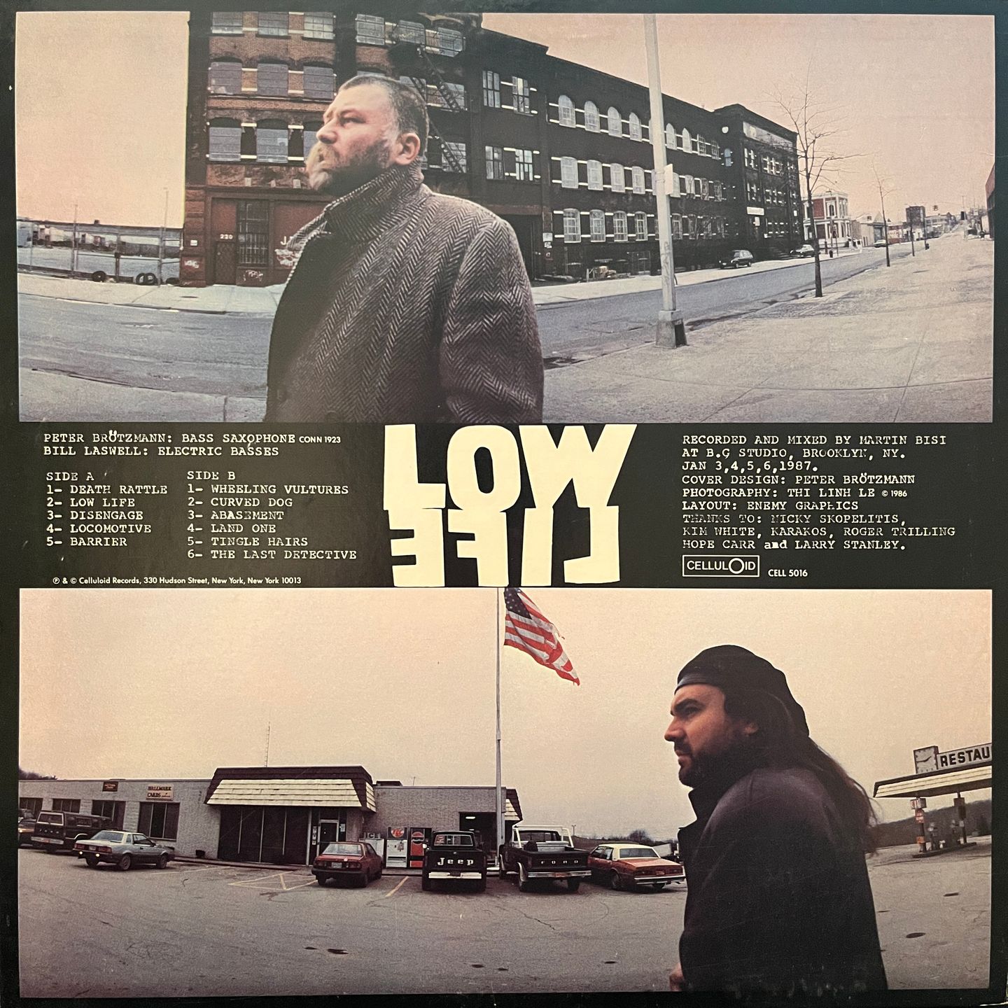 Peter Brötzmann - Bill Laswell - Low Life | Celluloid (CELL 5016) - 2