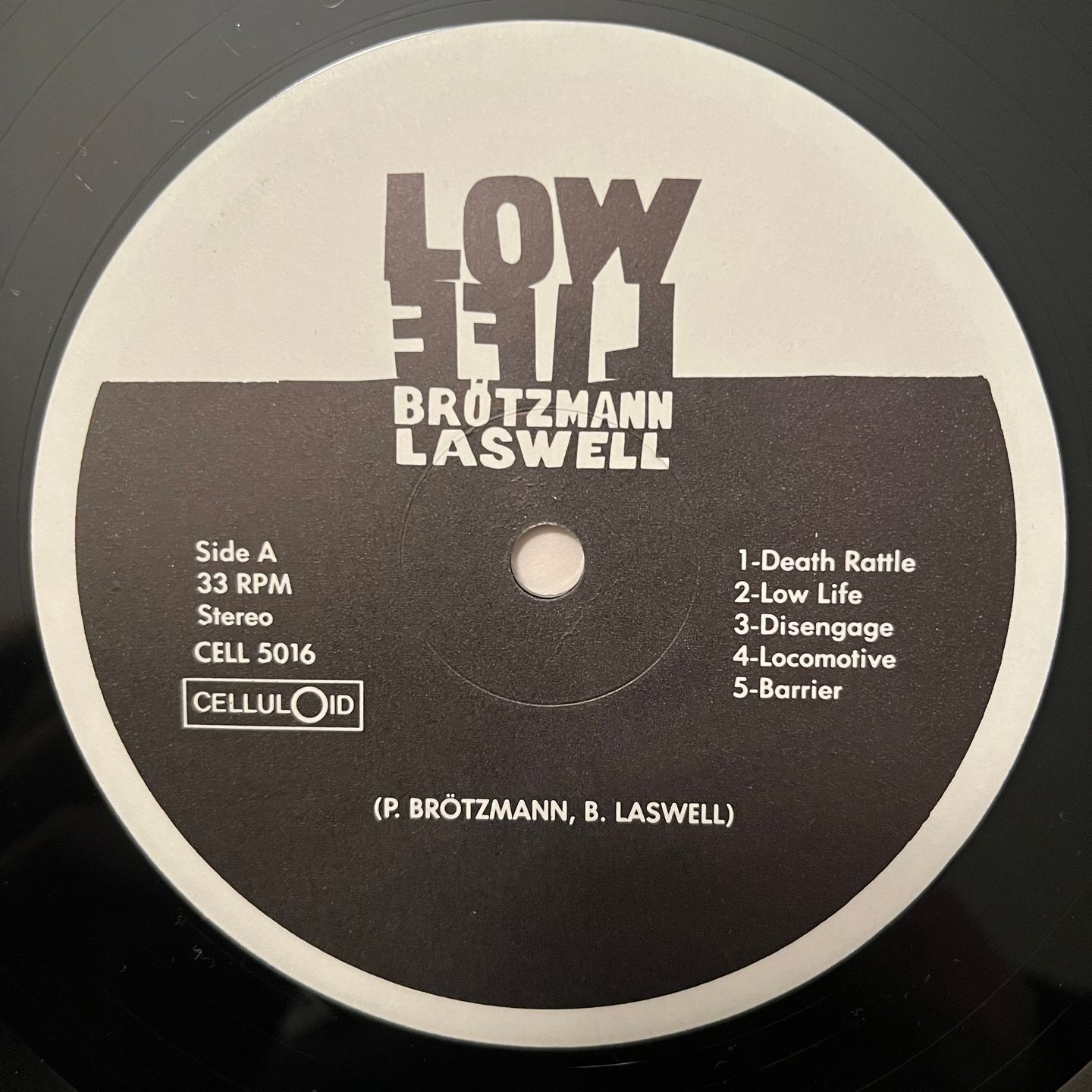 Peter Brötzmann - Bill Laswell - Low Life | Celluloid (CELL 5016) - 3