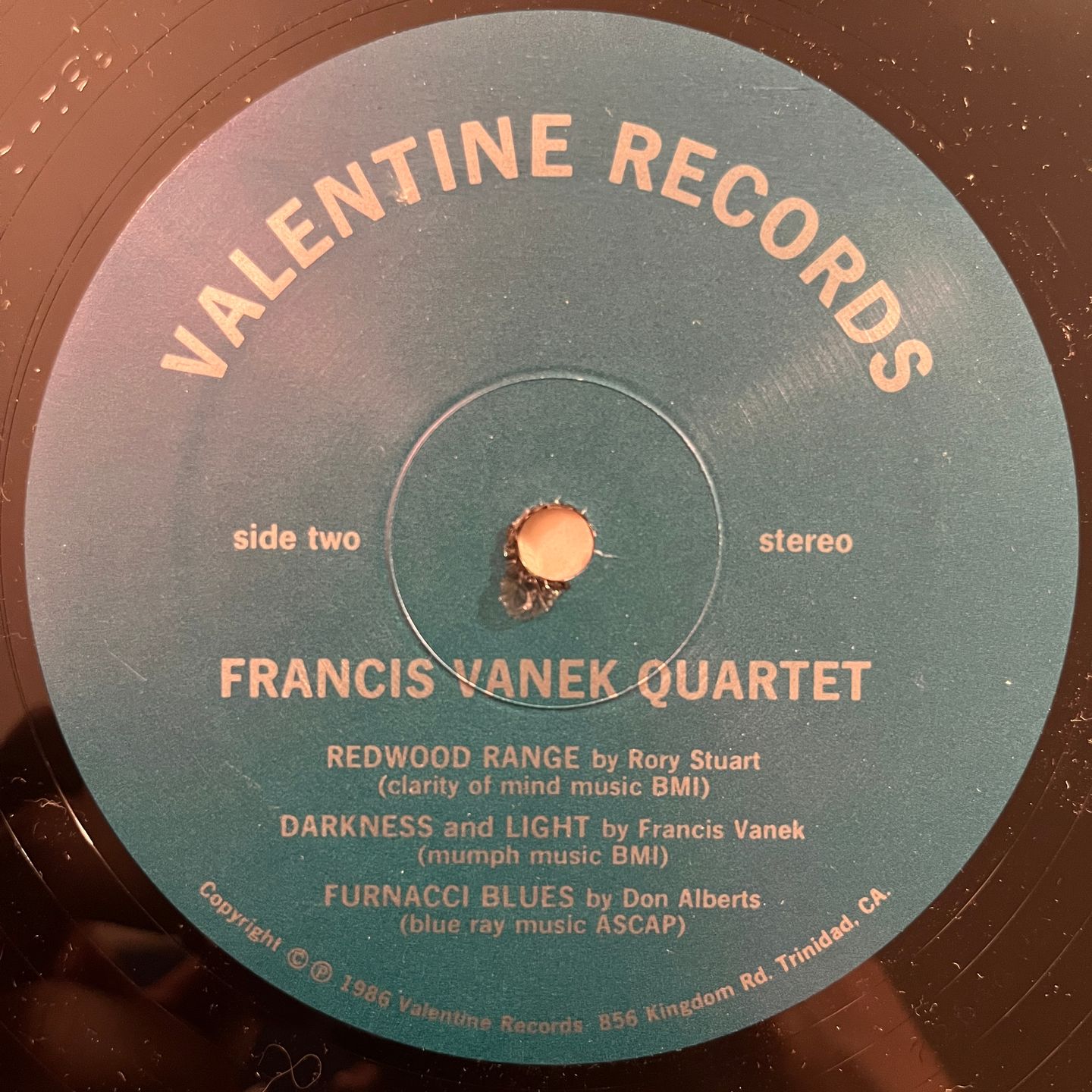 Francis Vanek Quartet - Redwood Range | Valentine Records (1952) - 4 Francis Vanek Quartet - Redwood Range | Valentine Records (1952) - 4