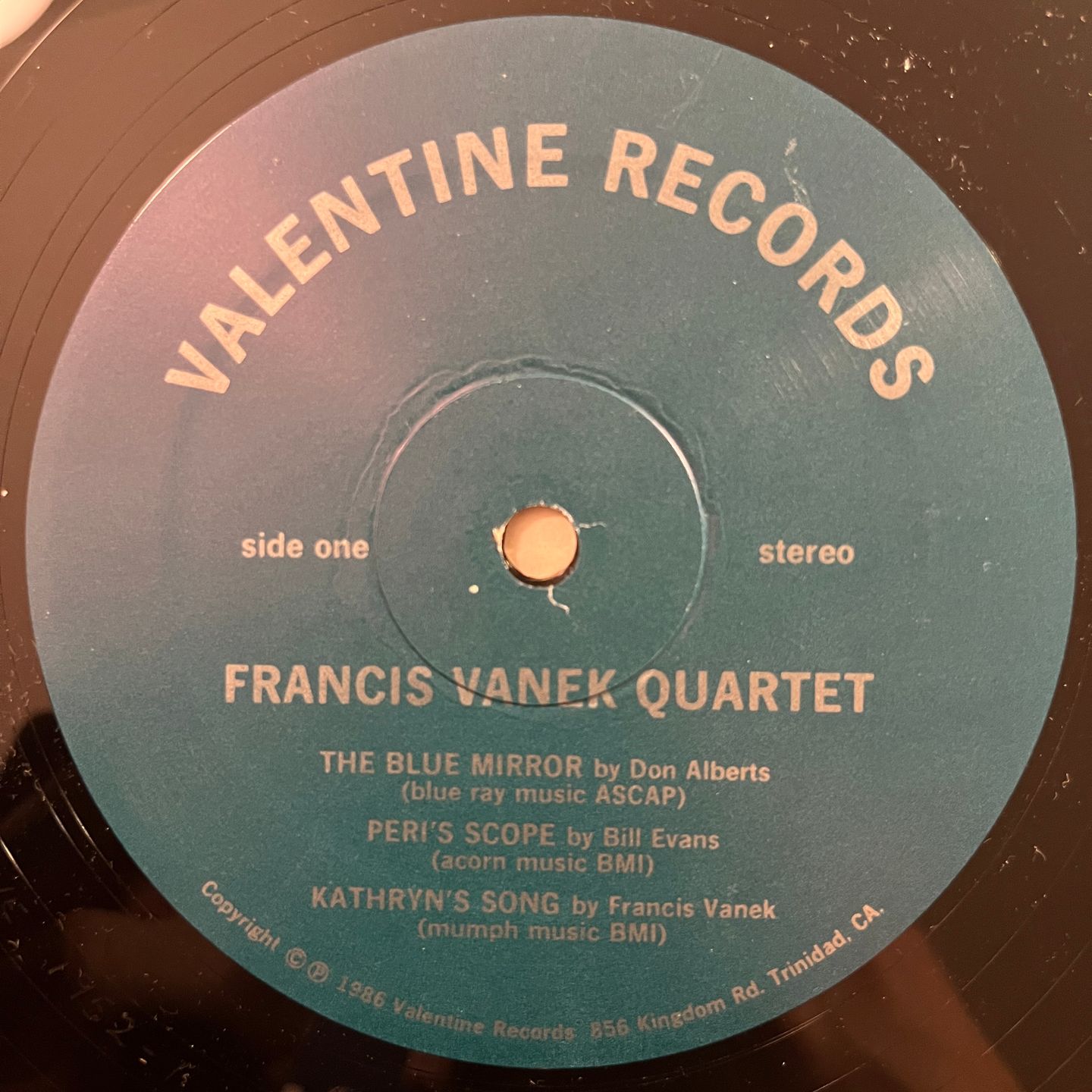 Francis Vanek Quartet - Redwood Range | Valentine Records (1952) - 3 Francis Vanek Quartet - Redwood Range | Valentine Records (1952) - 3