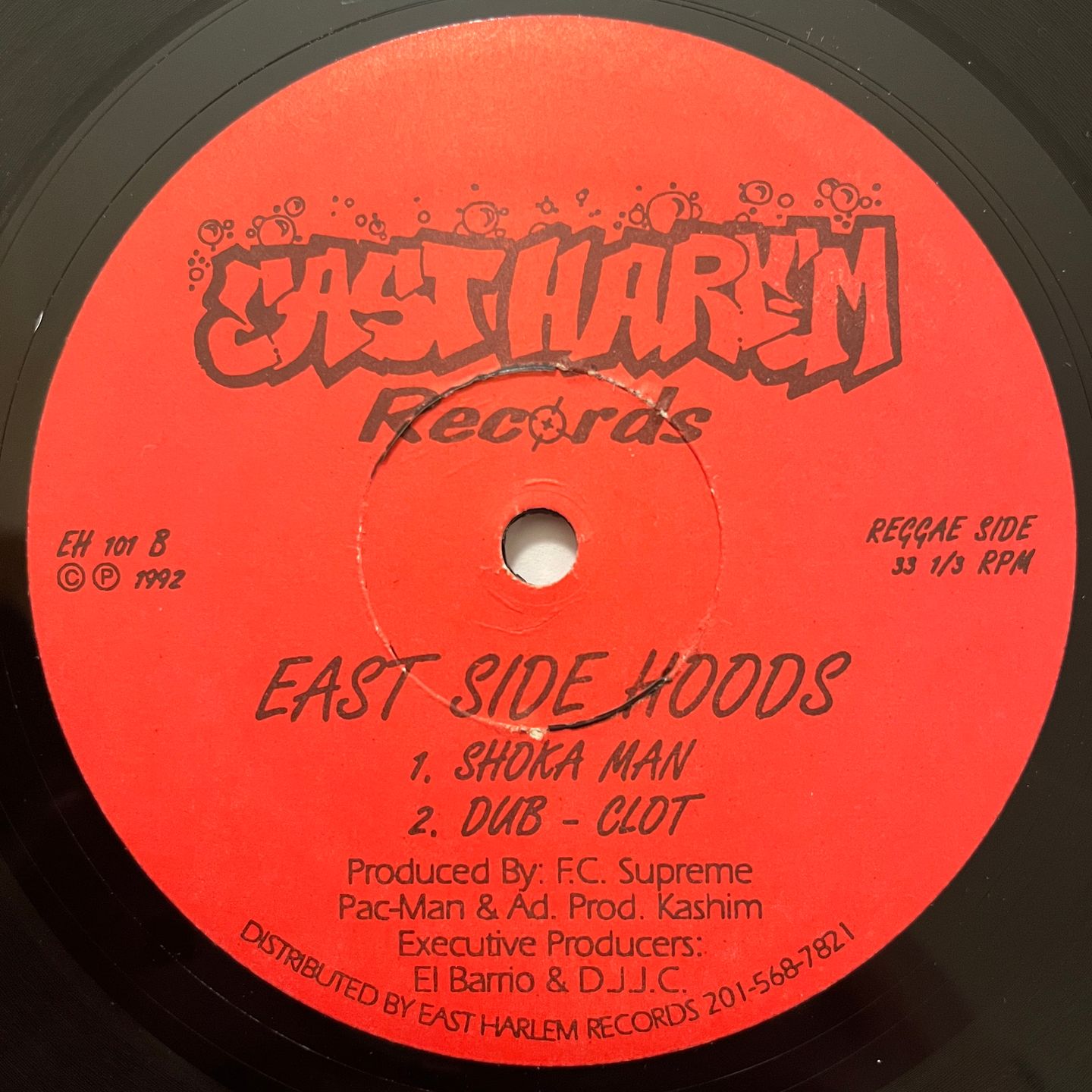 East Side Hoods - Mother Fuckin' / Shoka Man | East Harlem Records (EH 101) - 2
