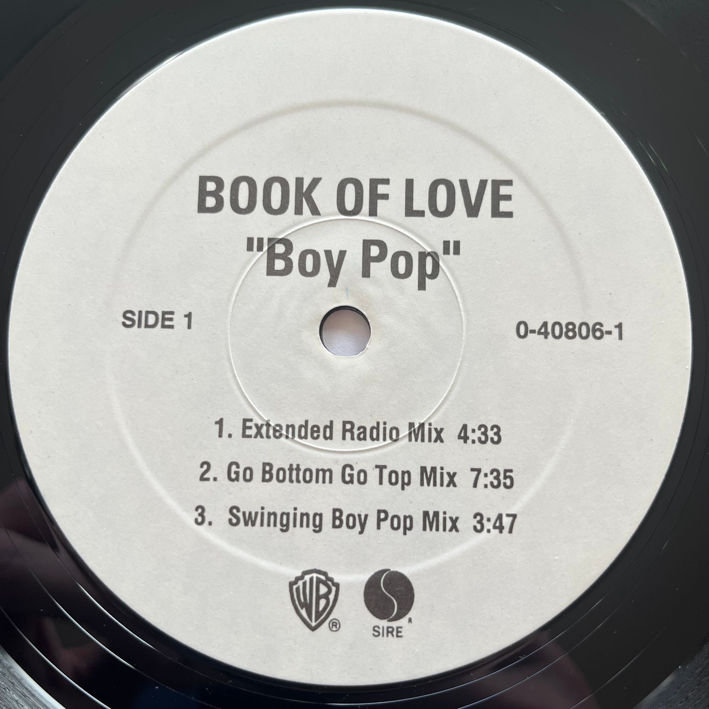 Book Of Love - Boy Pop | Sire (0-40806-1)