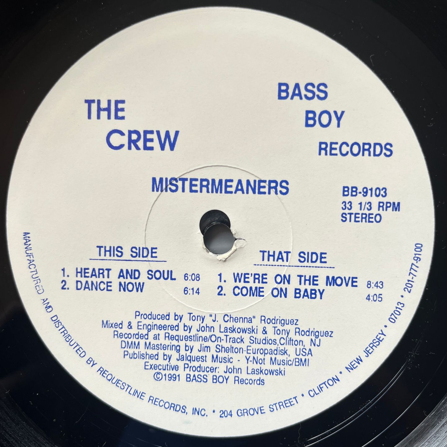 The Crew - Mistermeaners | Bass Boy Records (BB-9103) - main