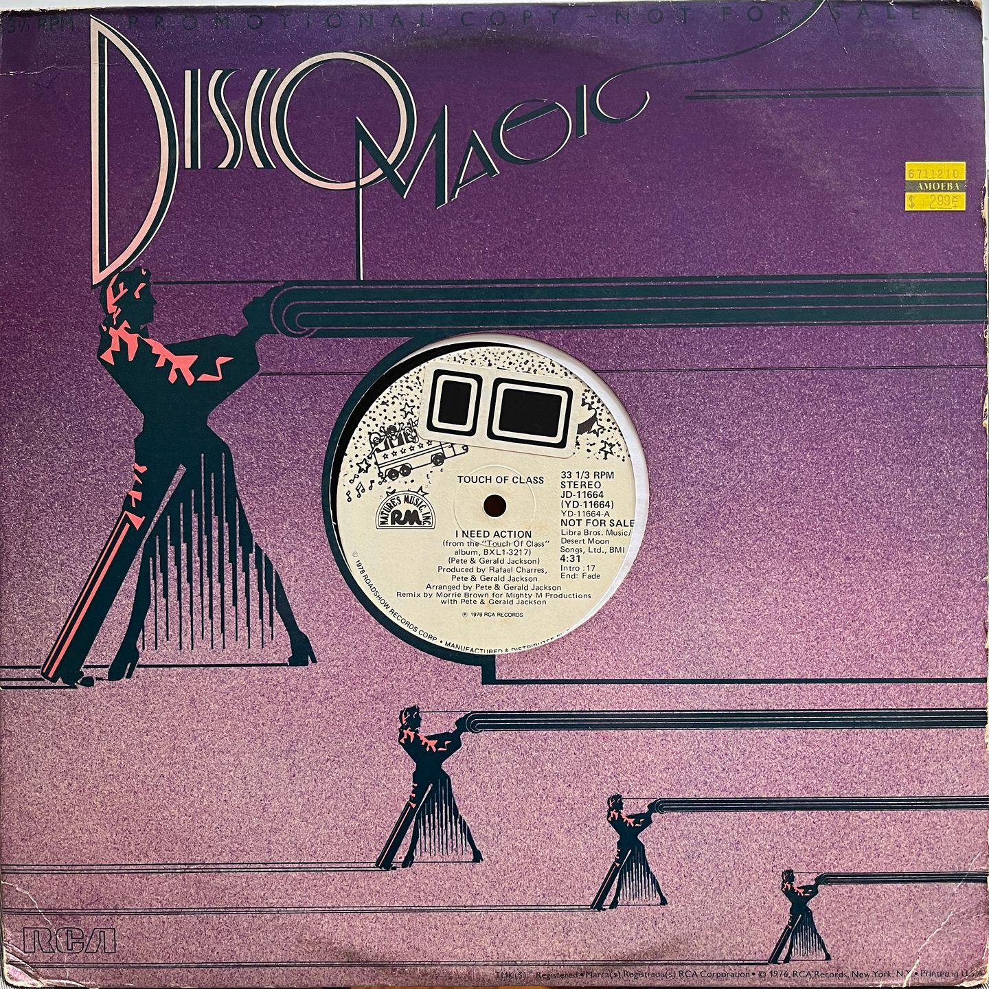 Touch Of Class - I Need Action | Roadshow (JD-11664) - 3