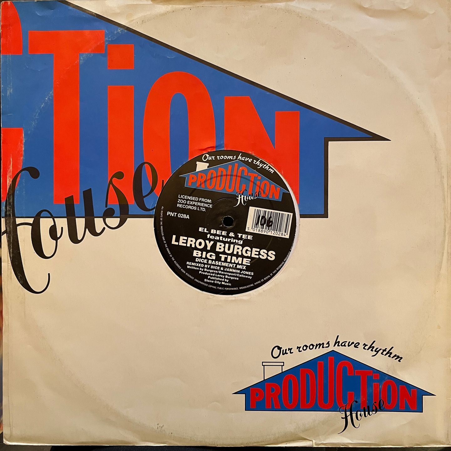 El Bee & Tee Featuring Leroy Burgess - Big Time | Production House (PNT 028) - main