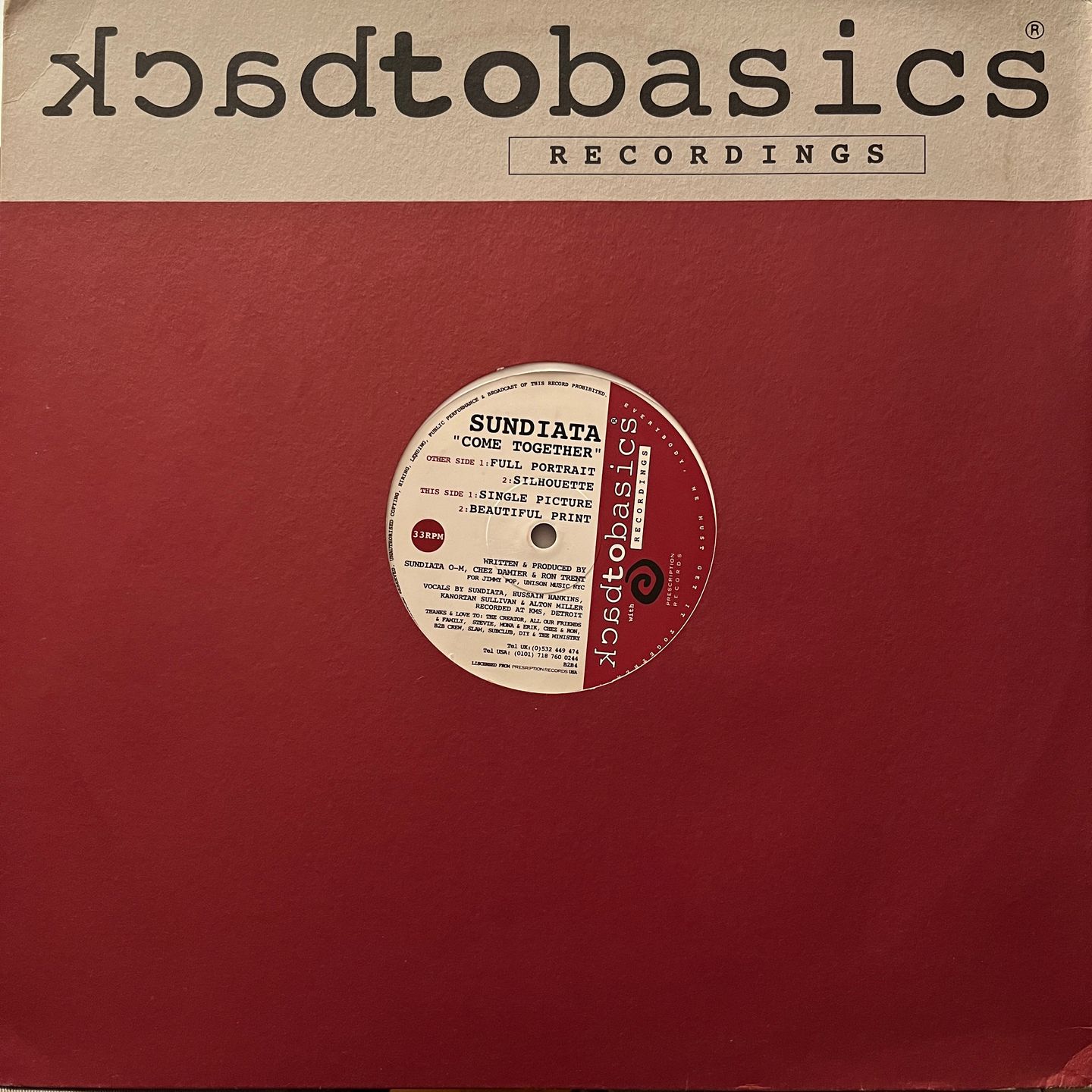 Sundiata O.M. - Come Together | Back To Basics (B2B 1004) - main
