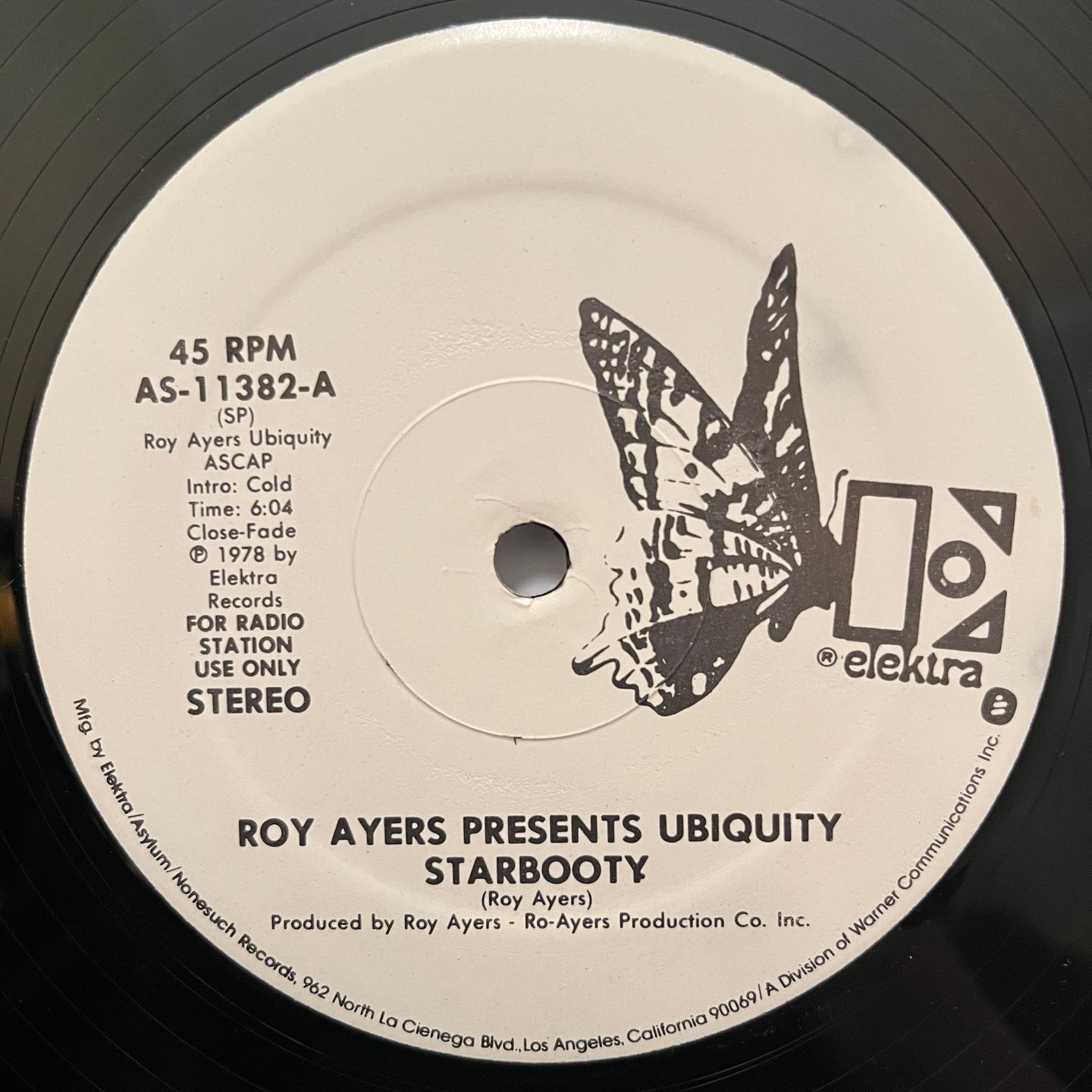 Roy Ayers Presents Ubiquity - Starbooty | Elektra (AS-11382) - 3