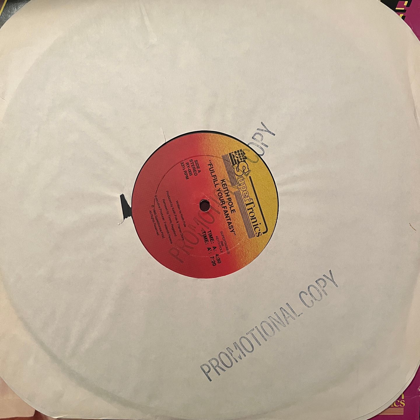 Keith Pole - Fulfill Your Fantasy | Supertronics (RY-005) - 6 Keith Pole - Fulfill Your Fantasy | Supertronics (RY-005) - 6