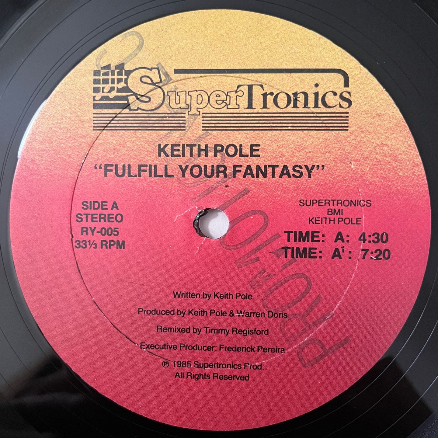 Keith Pole - Fulfill Your Fantasy | Supertronics (RY-005) - 4 Keith Pole - Fulfill Your Fantasy | Supertronics (RY-005) - 4