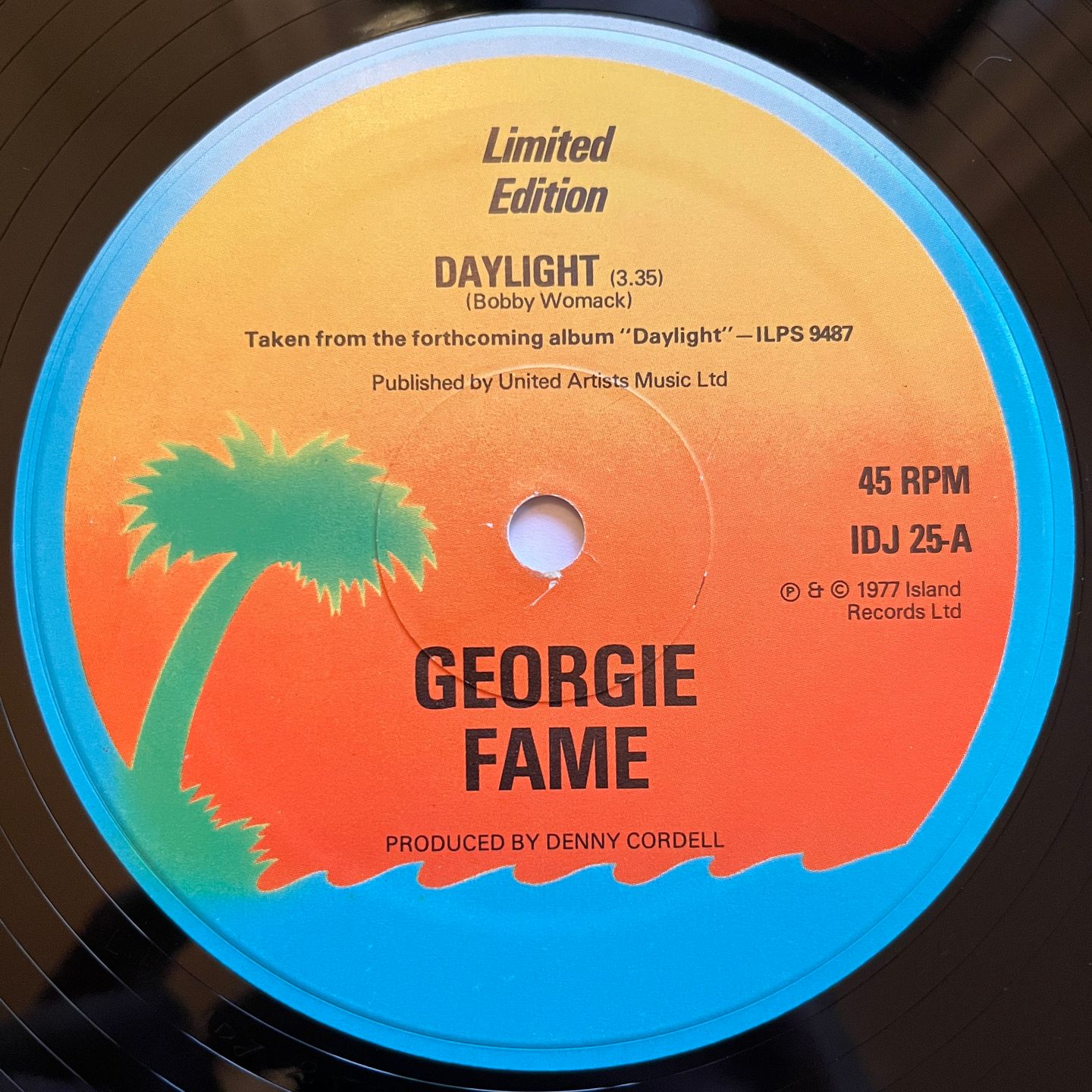 Georgie Fame - Daylight | Island Records (IDJ 25) - 2