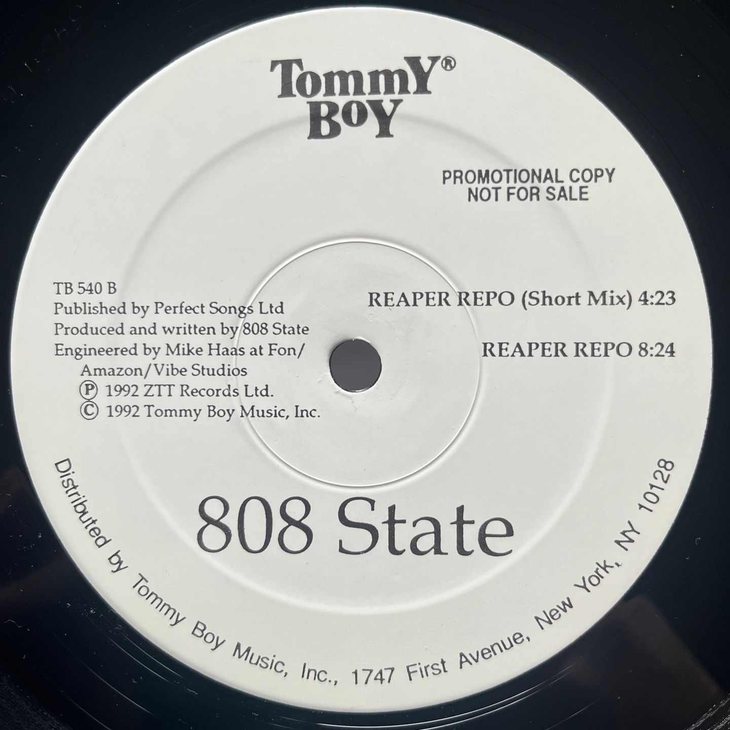 808 State - TimeBomb / Nimbus / Reaper Repo | Tommy Boy (TB 540) - 4 808 State - TimeBomb / Nimbus / Reaper Repo | Tommy Boy (TB 540) - 4