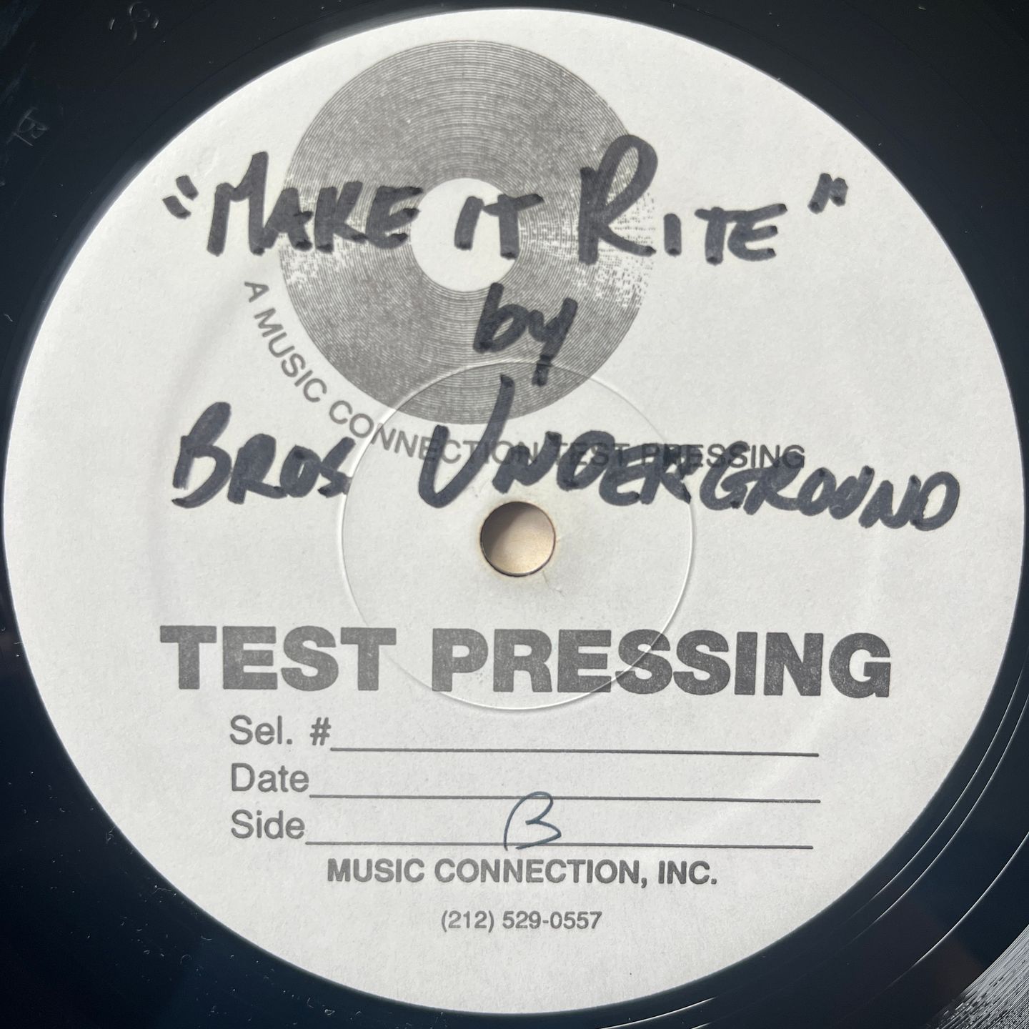 Brothers Underground - Tribal Prayer / Make It Rite | Black Label (BL-93) - 2 Brothers Underground - Tribal Prayer / Make It Rite | Black Label (BL-93) - 2