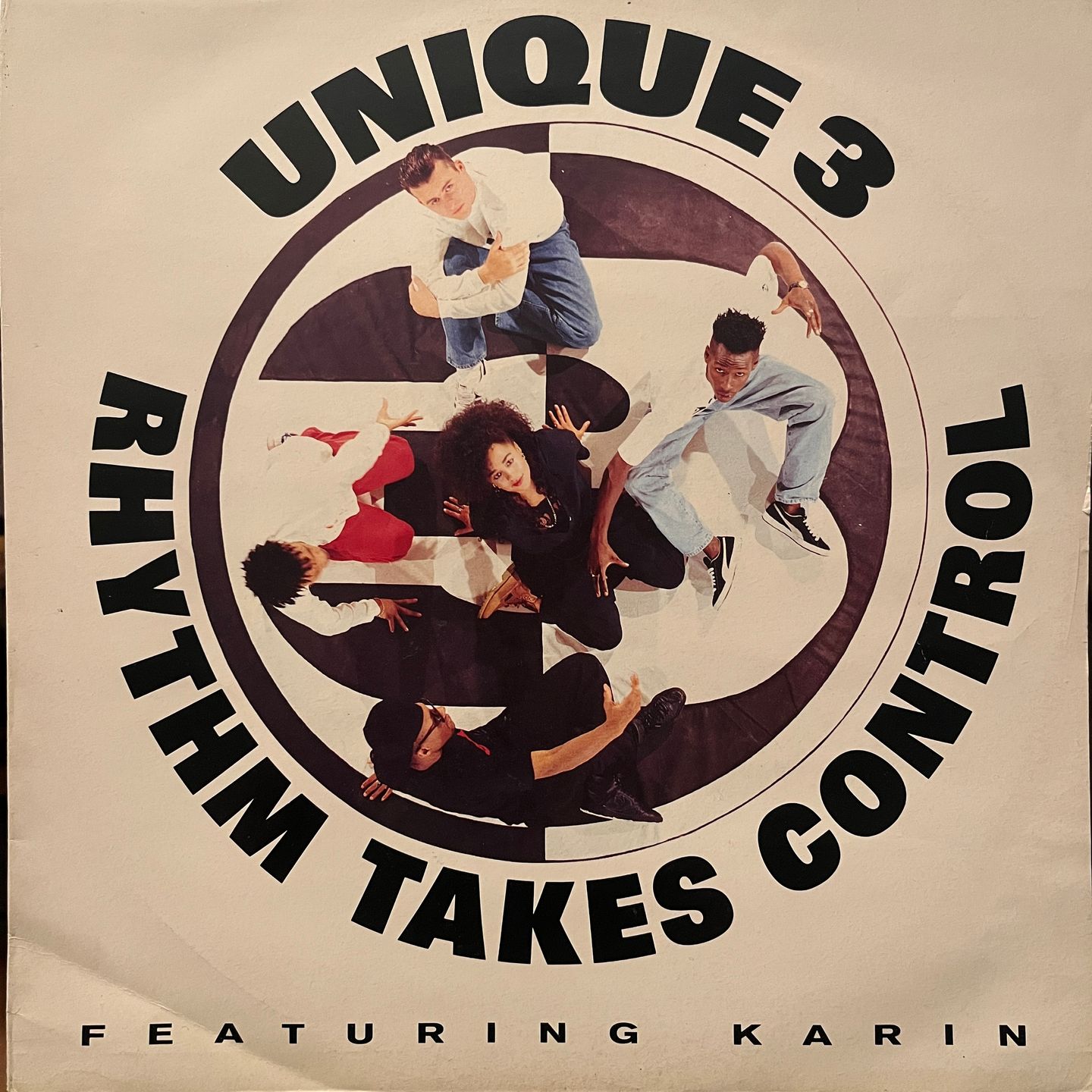 Unique 3 Featuring Karin Minott - Rhythm Takes Control | 10 Records (TENX 327) - main