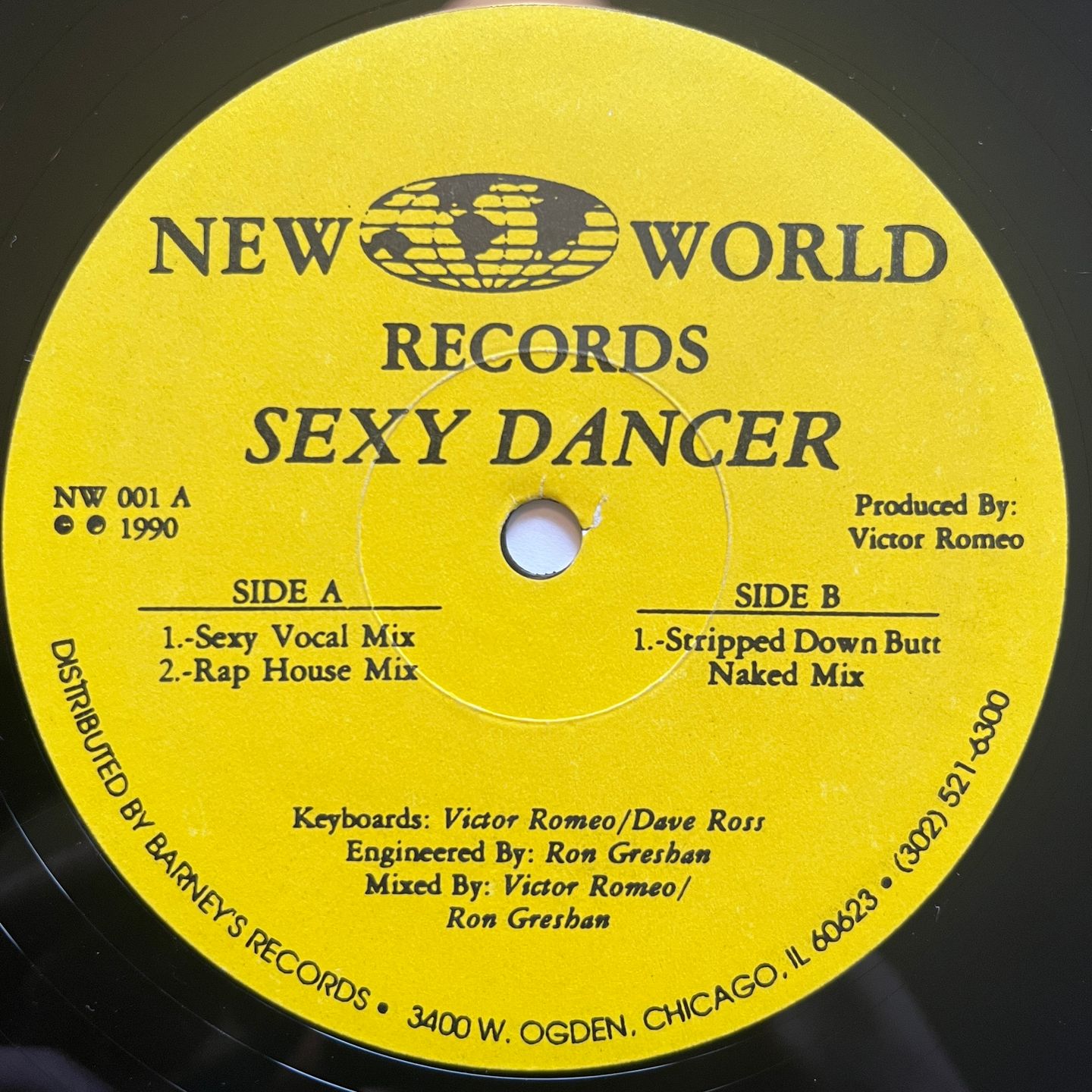 Pleasure Inc. Featuring Diva & Lynett P. - Sexy Dancer | New World Records (NW 001) - 2