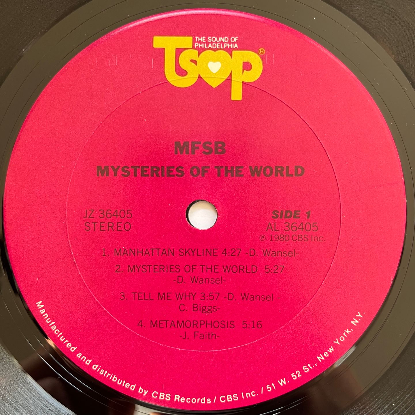 MFSB - Mysteries Of The World | TSOP (JZ 36405) - 3