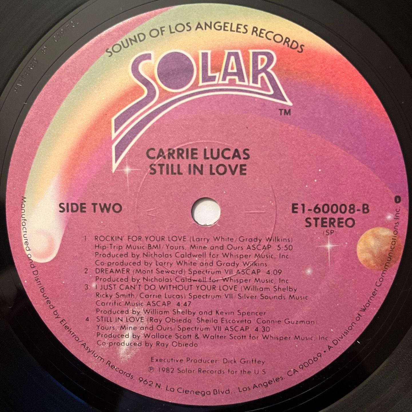 Carrie Lucas - Still In Love | Solar (E1-60008) - 4
