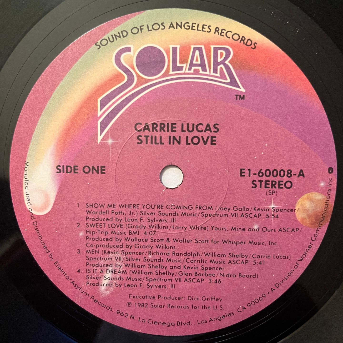 Carrie Lucas - Still In Love | Solar (E1-60008) - 3