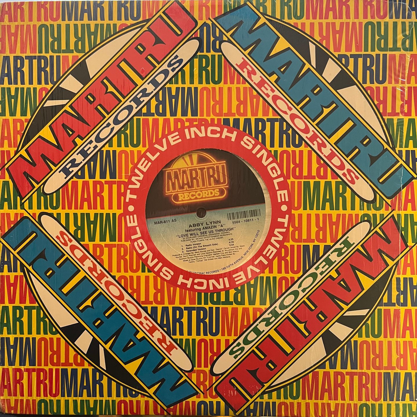 Abby Lynn Featuring Amazin 'A' - Love Will See Us Through | Martru Records (MAR-811) - main